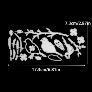 Bird On Branch Metal Cutting Dies 01