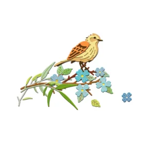 Sumflying Bird on Branch Metal Cutting Dies Bird On Branch Metal Cutting Dies 04