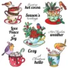 Bird Teacup Clear Stamps 00