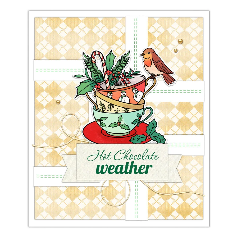 Bird Teacup Clear Stamps 01 Bird Teacup Clear Stamps 01