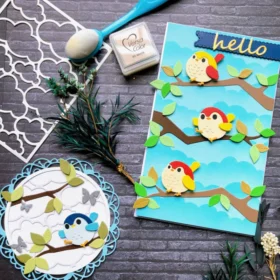 Sumflying Birds Stands on the Branch Metal Cutting Dies