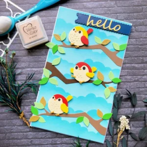 Birds Stands On The Branch Metal Cutting Dies 02
