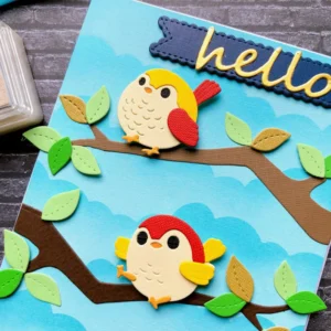Birds Stands On The Branch Metal Cutting Dies 03