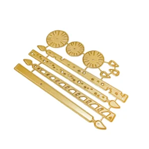 Birthday Candles Carbon Steel Crafting Dies Scrapbooking Die-Cuts Detail View - P5649-00004