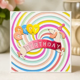 Sumflying Decorative Rotating Background Frame Cutting Dies
