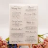 Birthday Wishes Stamp Set - main product photo | clear stamp