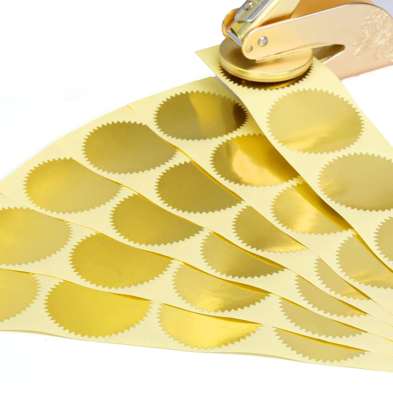 Sumflying Blank Embosser Labels - Self-Adhesive for Raised Seals (100 Pcs) - image 2 Sumflying Blank Embosser Labels - Self-Adhesive for Raised Seals (100 Pcs) - image 2