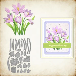 Blooming Flowers Metal Cutting Dies 00