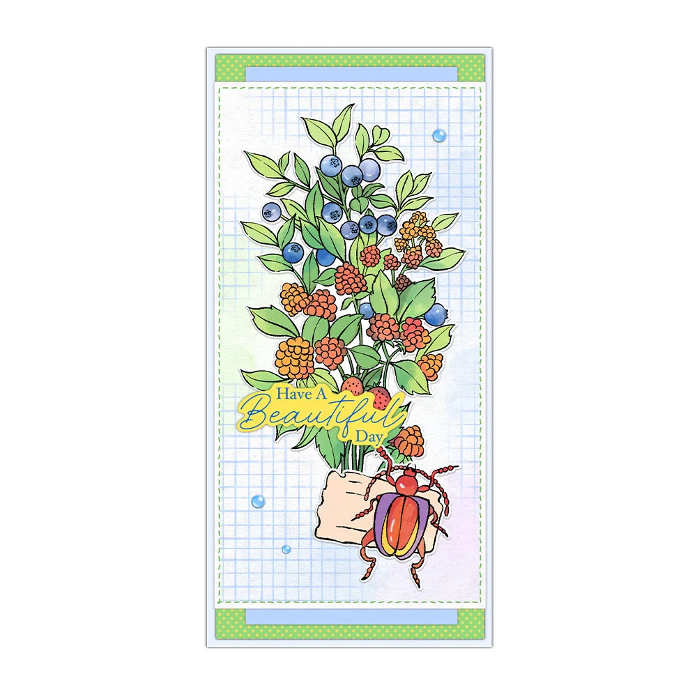 Blueberry Insects Clear Stamps 01 Blueberry Insects Clear Stamps 01