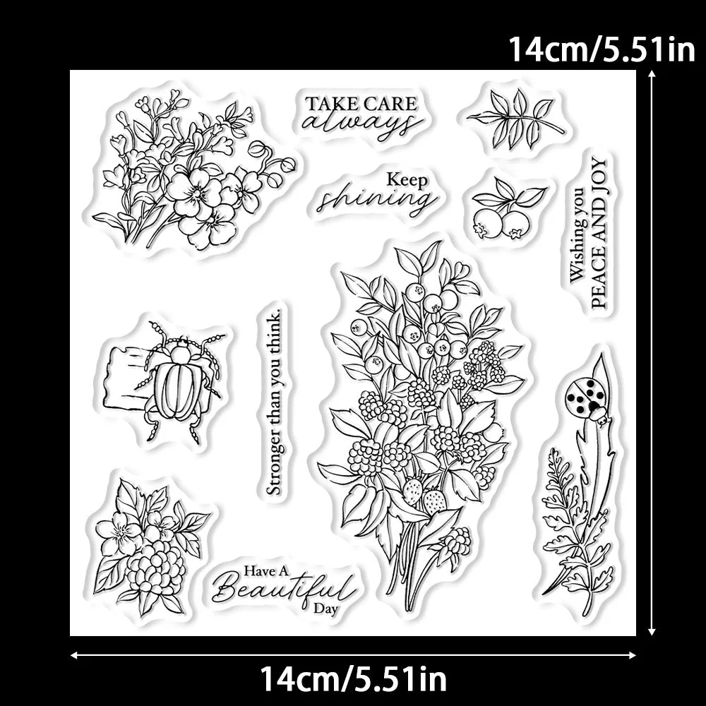 Blueberry Insects Clear Stamps 02 Blueberry Insects Clear Stamps 02