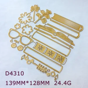 Books And Flowers Metal Cutting Dies 01