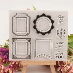 Border Stamp Set - main product photo | clear stamp