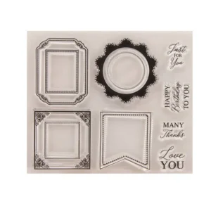 Border Stamp Set - packaging photo | clear stamp