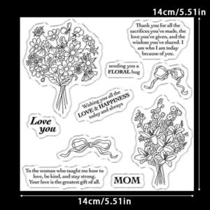 Bouquet Bow Clear Stamps 02