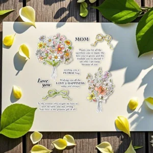 Bouquet Bow Clear Stamps 03