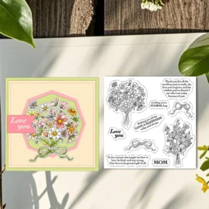 Bouquet Bow Clear Stamps 04