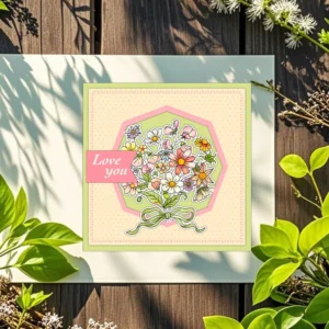 Bouquet Bow Clear Stamps 06