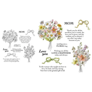 Bouquet Bow Clear Stamps 07