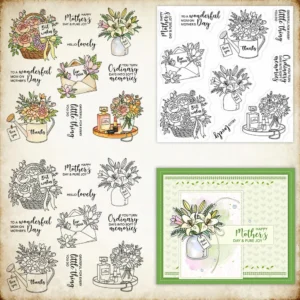 Bouquet Envelope Clear Stamps 00