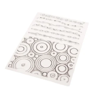 Bubbles Different Strips Background Stamp Set - packaging photo | clear stamp