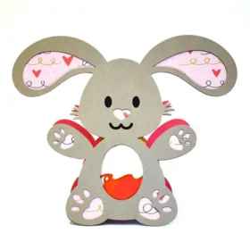 Bunny Egg Holder Box Metal Cutting Dies
