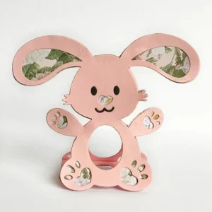 Bunny Egg Holder Box Metal Cutting Dies - metal cutting die detail view 3
