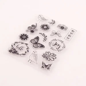Butterfly Bird Stamp Set Butterfly Bird Stamp Set - lifestyle photo | clear stamp