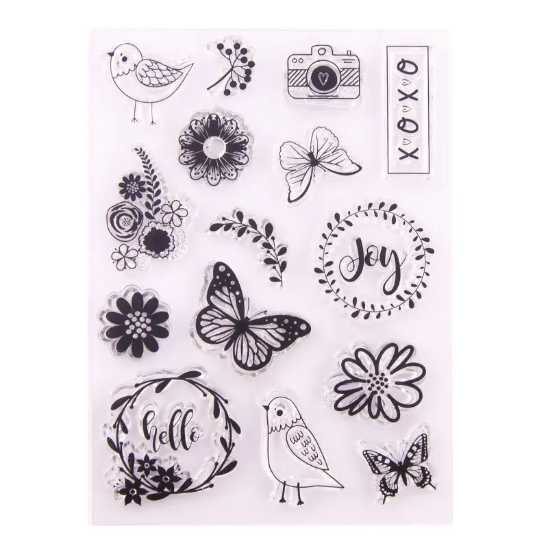 butterfly-bird-stamp-set-5 Butterfly Bird Stamp Set - packaging photo | clear stamp
