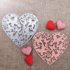 Butterfly Heart Metal Cutting Dies