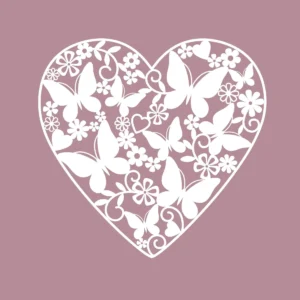 Sumflying Butterfly Heart Metal Cutting Dies - product photo 3 of 3