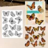 Butterfly Series Clear Stamps 00