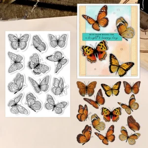 Butterfly Series Clear Stamps 00