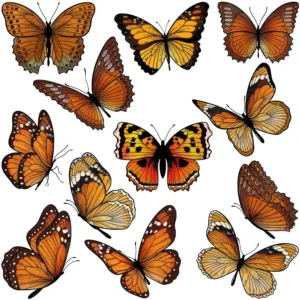 Butterfly Series Clear Stamps 01