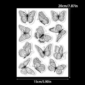 Butterfly Series Clear Stamps 02