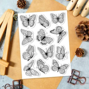 Butterfly Series Clear Stamps 05