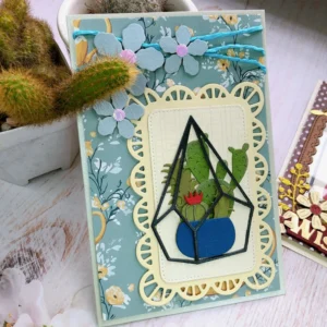 Cactus Potted Plant Metal Cutting Dies 02