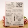 Cake Stamp Set - main product photo | clear stamp