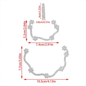 Candle Metal Cutting Dies Back View - 240-DC-459