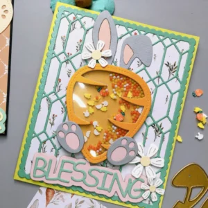 Carrot Shake Card Metal Cutting Dies 00