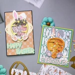 Carrot Shake Card Metal Cutting Dies 01