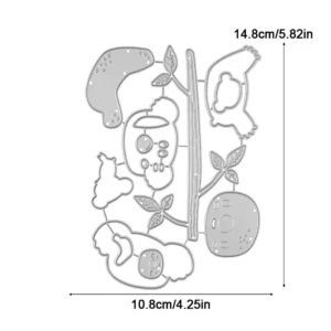 Cartoon Animals Metal Cutting Dies 01