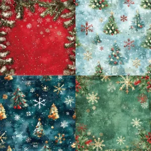 Sumflying Cedar Pattern 24PCS Scrapbook Paper & Cardstock Cedar 05