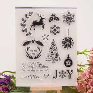 Celebration Deer Stamp Set - main product photo | clear stamp