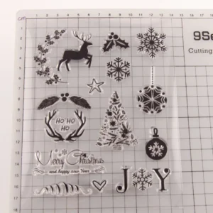 Celebration Deer Stamp Set Celebration Deer Stamp Set - detail view | clear stamp