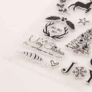 Celebration Deer Stamp Set Celebration Deer Stamp Set - size chart | clear stamp