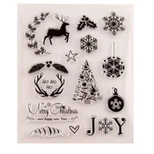 Celebration Deer Stamp Set Celebration Deer Stamp Set - packaging photo | clear stamp