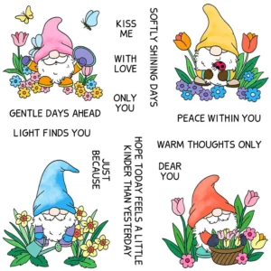 Childlike Gnomes Clear Stamps 01