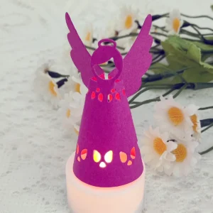 Sumflying Christmas Angel metal cutting die - usage example