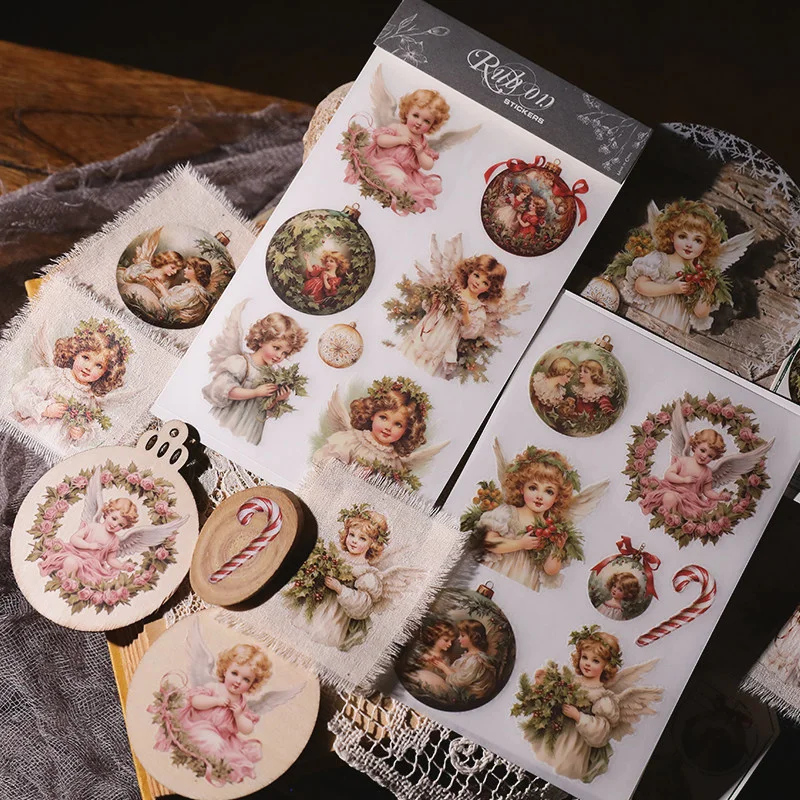 Christmas Angel Rub On Transfer Stickers - 2 Sheets Pack - detail image 4