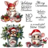 Christmas Animal Mugs Clear Stamps 00